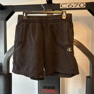 Calvin Klein black Cotton Casual Shorts